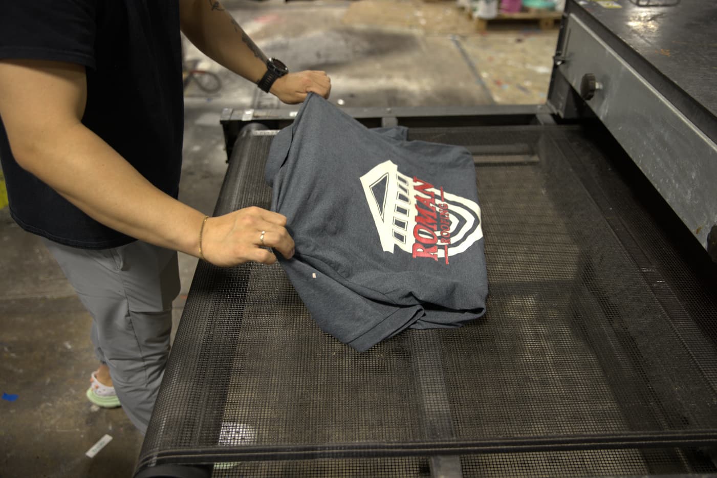 Screen printing technique process