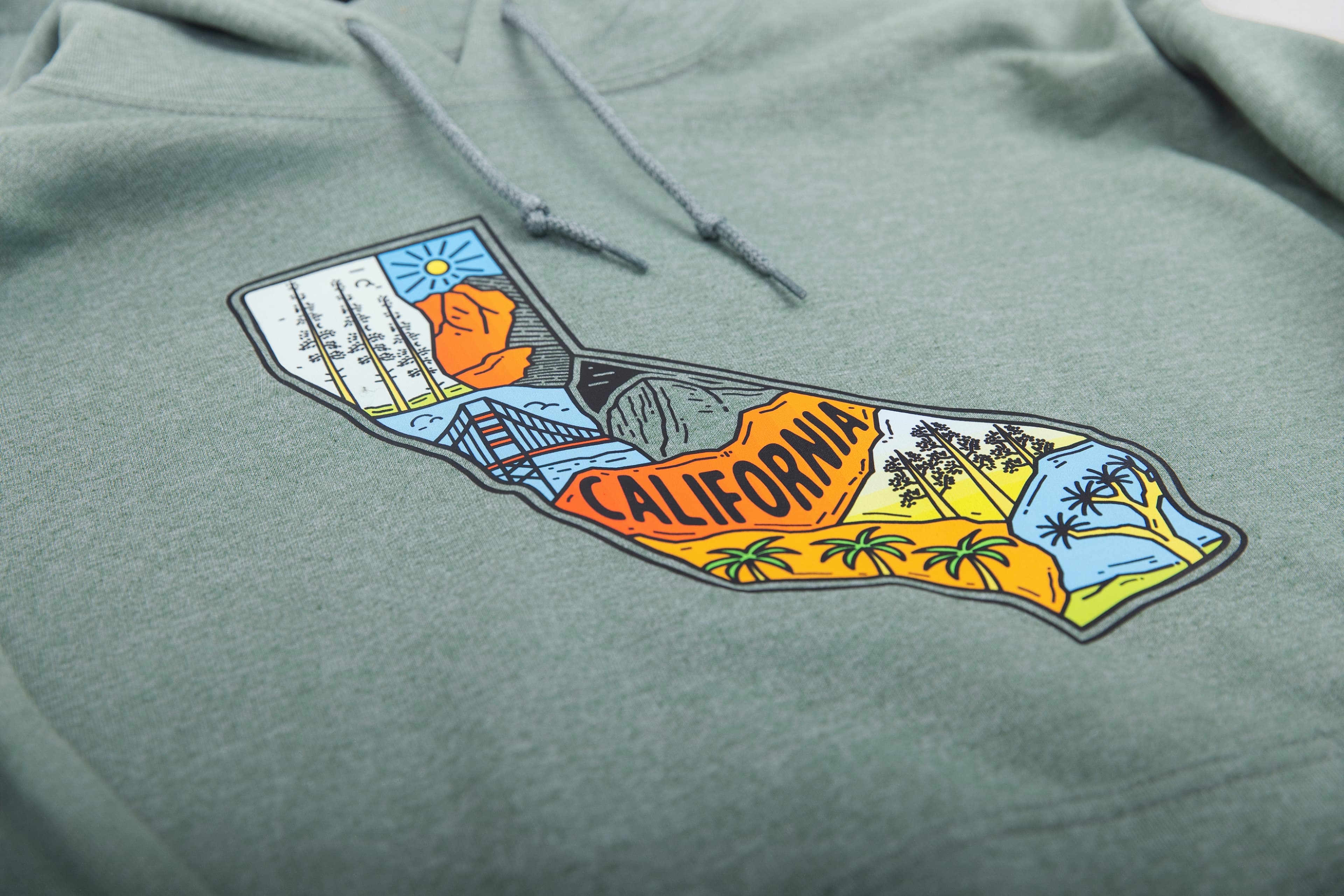 Bold, vivid color.