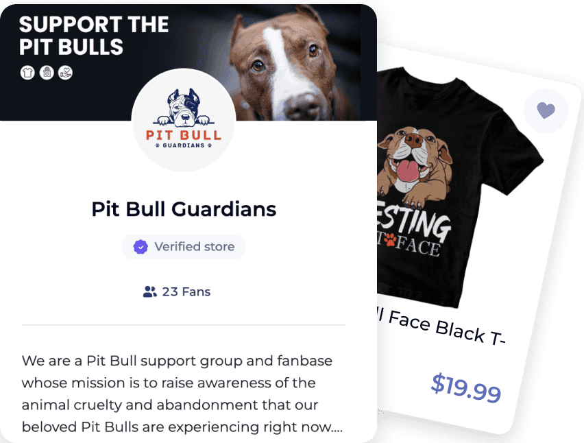 Pit Bull Guardians Store example