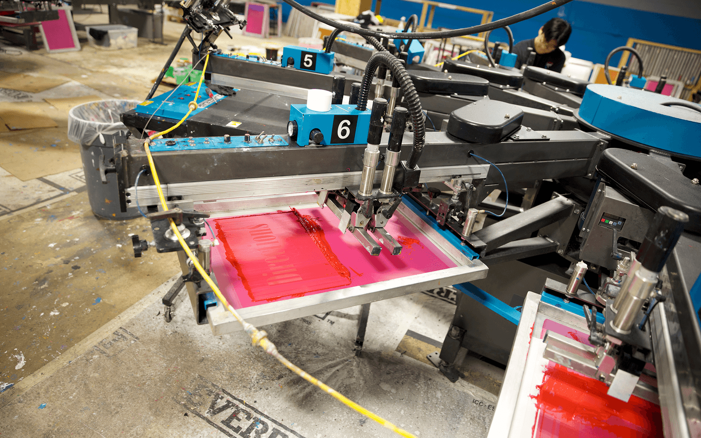 Silkscreen printing process