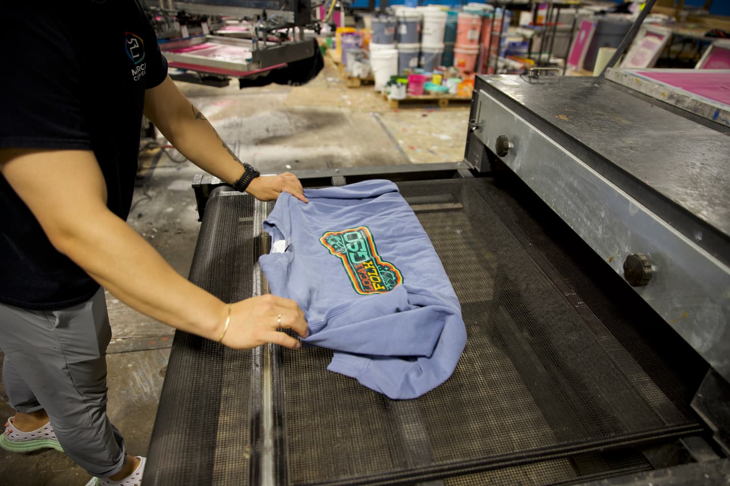 Screen printing process