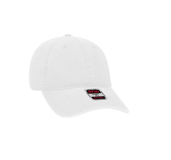 OTTO 18-202 Six Panel Washed Pigment Dyed Cotton Twill Low Profile Pro Style Caps 1